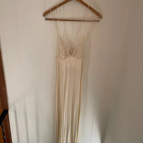 La Perla Petit Macramé Full-Length Slip • Frastaglio Lace • Size M - Picture 12 of 15